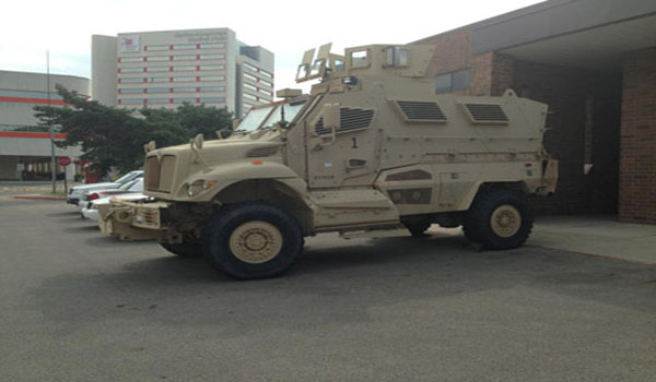 Ohio State Gets Armored Fighting Vehicle “Specifically Designed for Asymmetric Warfare”