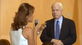 Video: Syrian Woman Drops Bombshell On McCain At Town Hall Meeting- Audience Applauds