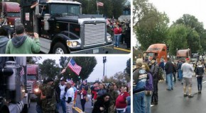 Negative US Media Coverage Fails to Stop Constitutional Truckers and Veterans Moving on DC