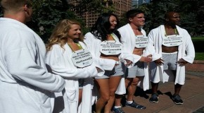 Obama Supporters Strip To Underwear To Get Young People To Sign Up For Obamacare