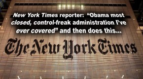 Veteran New York Times Reporter: “This Is Most Closed, Control-Freak Administration I’ve Ever Covered”