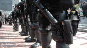 Black-Clad Paramilitary Confiscate Guns In California