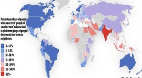 Map shows world’s ‘most racist’ countries (and the answers may surprise you)