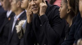 Obama Family Booed At College Basketball Game