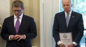 US Vice President Biden Accidentally Flashes Media With Classified Document Titled ‘CODEWORD’