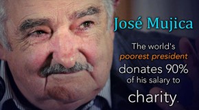 World’s “poorest president” gives 90% of his salary to charities