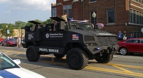 Cops use armored military vehicles to deliver shock and awe during routine police work