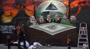 Illuminati mural painted in ghetto sparks attention