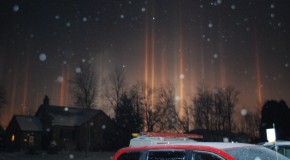 PICS: Mystifying ‘Light Pillars’ Shine in Ohio
