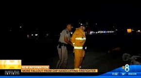 San Diego Cop Handcuffs Firefighter Protecting Crash Victims