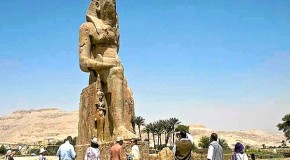 Archaeologists unveil two more colossal pharaoh statues in Egypt