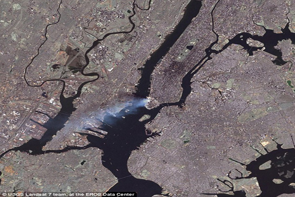 EXCLUSIVE Watch dramatic footage of 9 11 unfolding from SPACE filmed by astronaut whose friend was killed in terror attack