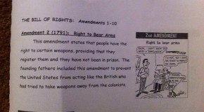 Middle School Assignment: Second Amendment Requires Gun Registration
