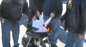 New York Residents Set Fire to Gun Registration Forms