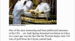 U.S. Bankers Are Stealing Saudi Gold and Anyone Eleses They Can Get Their Hands On