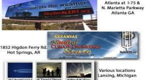 Anti-Chemtrail Billboards Across the USA — The Fight To Expose Global Climate Engineering Continues