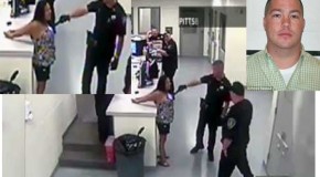 Karma? Cop Who Tasered Handcuffed Woman in her Heart, Receives a Hefty Beat Down