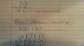 You Won’t Believe The Method That Common Core Is Using To Teach Our Kids Subtraction