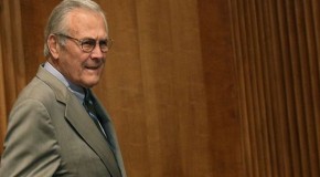 ‘Donald Rumsfeld, the aging criminal’