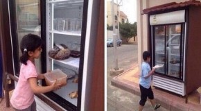 Anonymous Saudi Man Has A Beautifully Simple Idea To Feed The Poor With ‘Charity Fridge’