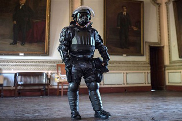 Brazil unveils ‘Robocop’ suit to protect super-elite police unit during World Cup