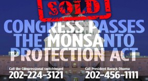 Monsanto Controls both the White House and the US Congress