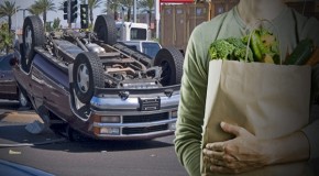 Onlookers steal groceries from SUV after driver dies in fatal crash – a shocking glimpse into the coming food riots