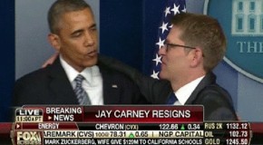 Video: Watch President Obama Blow Jay Carney A Goodbye Kiss