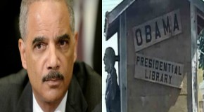 Eric Holder Gets Serious About Limiting Speech, Investigates Obama Outhouse Parade Float
