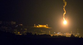 Israel launches counter-offensive on Gaza after rocket barrage fired from Strip