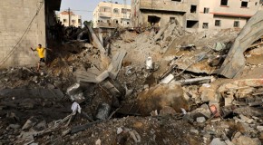 Video: Israeli ‘knock on the roof’ bombing technique caught on film