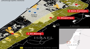 Before and after: satellite images of destruction in Gaza