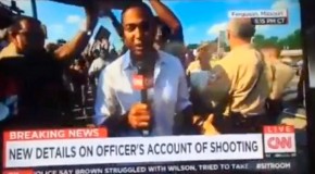 CNN Gets Caught Red Handed Faking It With Police in Ferguson!