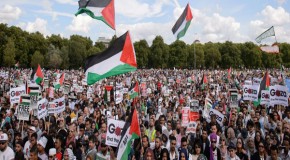 In pictures: thousands march in London Gaza protest