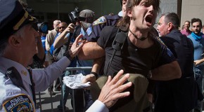 PHOTOS: Flood Wall Street ends with mass arrests after day-long protest
