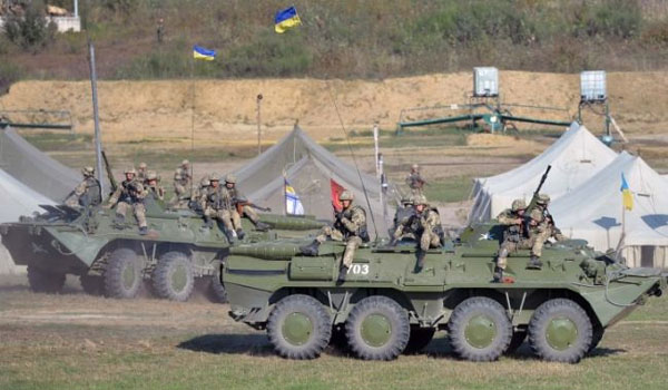 US sending troops to Ukraine for war games to warn Russia