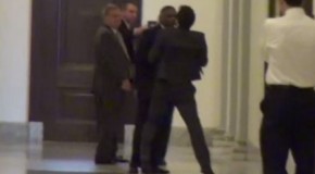 Harry Reid bodyguard attacks journalist for questioning the Senators net worth