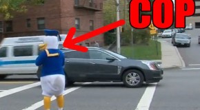 Cop Dressed as Donald Duck Sets Trap for Drivers, Rakes in $30,000 in Tickets in One Day
