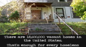 18,600,000 Vacant Homes in The United States. Enough For Every Homeless Person to Have Six
