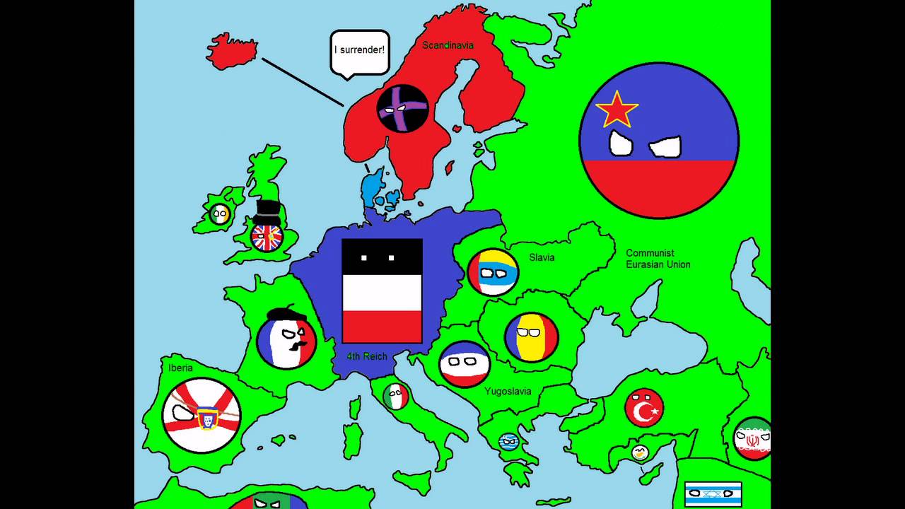 Alternate Future of Europe: Countryballs: Part 3-Balkan Union and World War 3