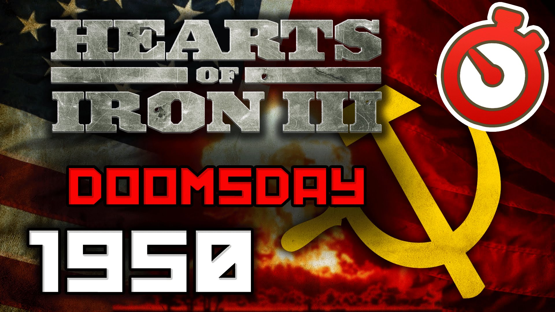 Hearts of Iron 3 – Cold War Ignites Doomsday World War 3 1950 Timelapse