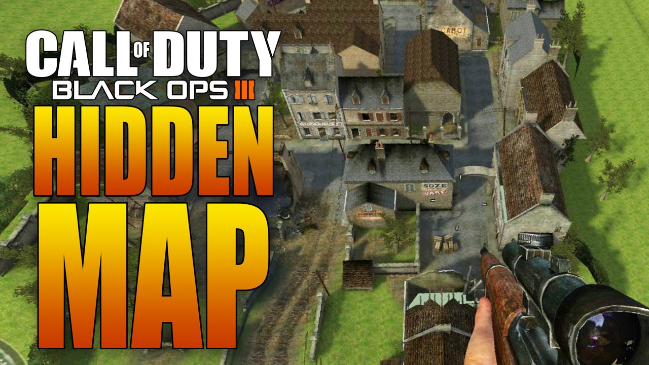 HIDDEN WORLD WAR II MAP IN BLACK OPS 3! (“Carentan” from Call of Duty 2 DLC?!)