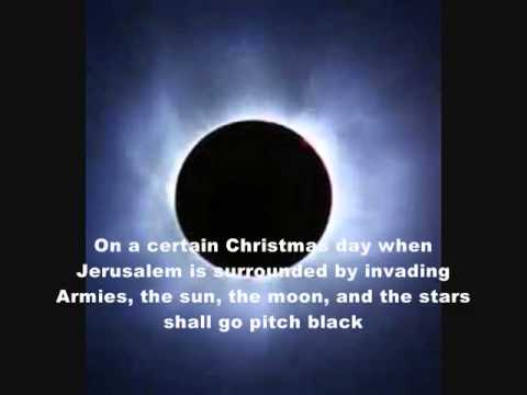 Christmas Day World War 3 and The Revealing of God Almighty and The Rapture of The Church