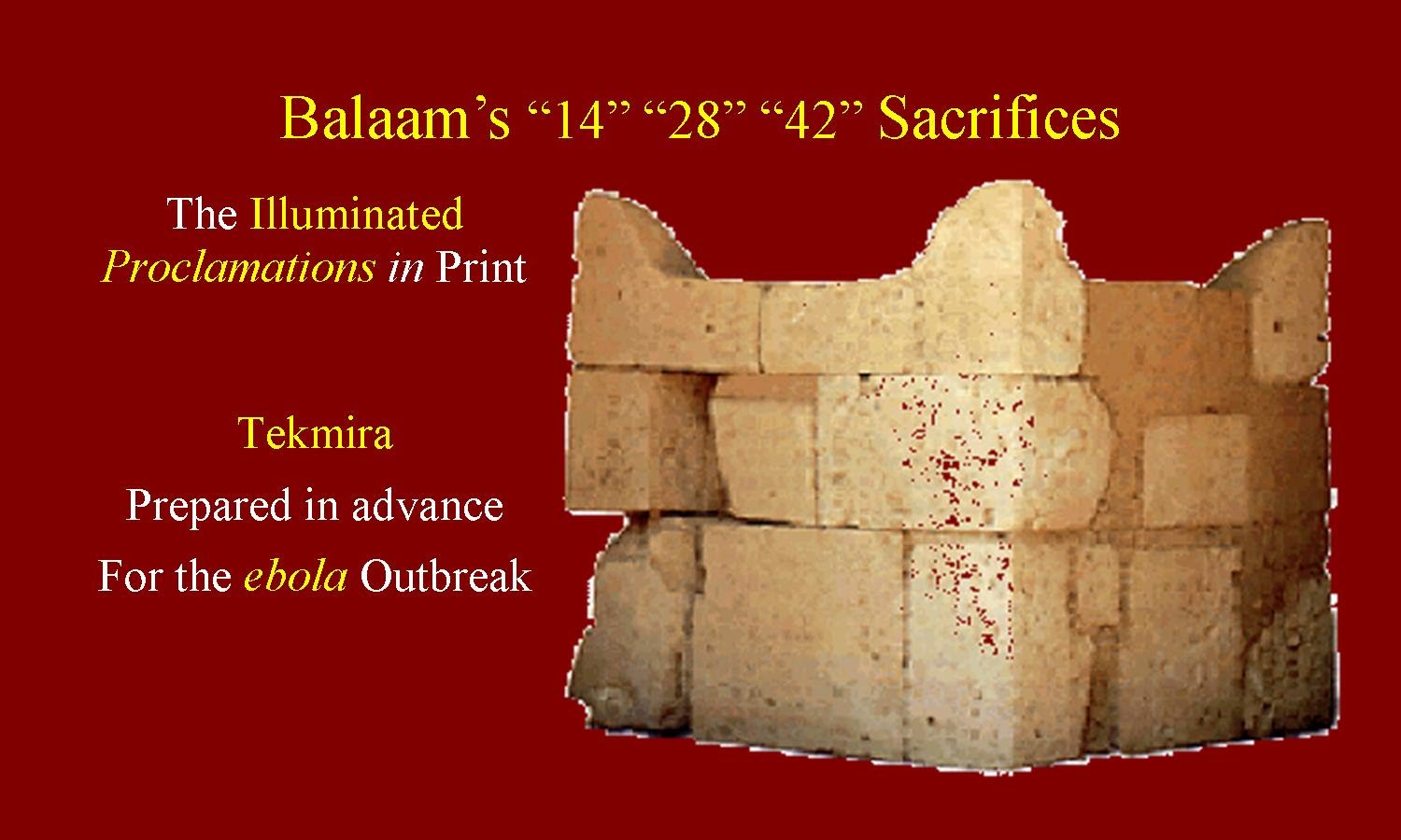 Balaam’s Sacrifices [Tekmira & Ebola] – Illuminati NWO Conspiracy