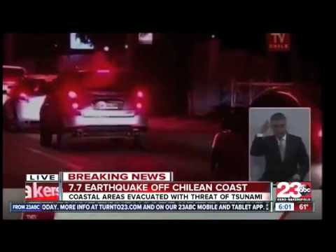 APOCALYPTIC: 8.2 Mega Quake Hits Chile- Tsunami Watch (Extreme Weather Events Worldwide)