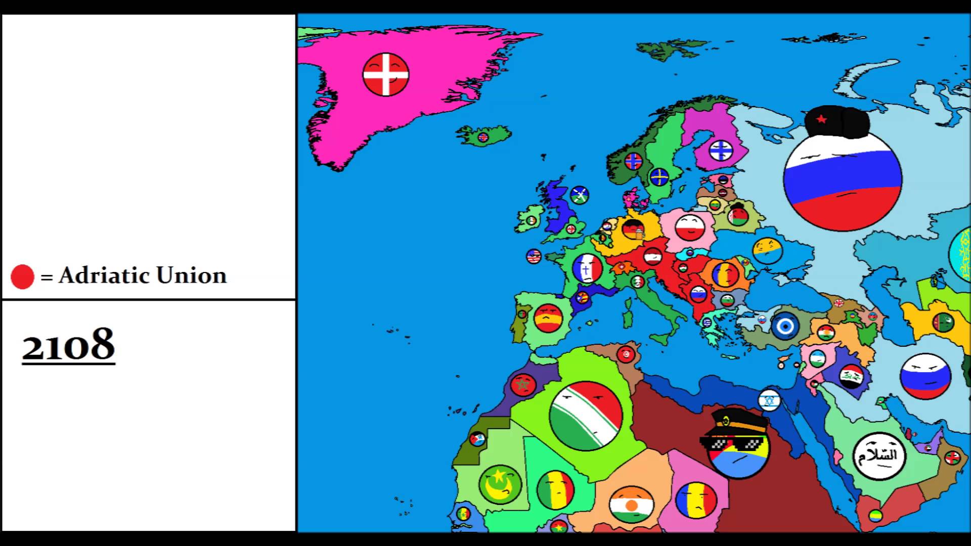 Alternate Future of Europe Part: 4 “Religious World War 3” By: Fantasy Mapper
