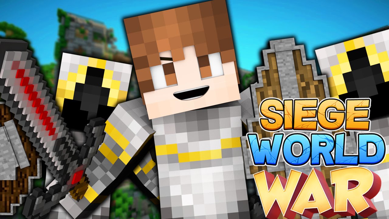 Minecraft: SIEGE WORLD – WAR VS DARK! S1E7 (Clash of Clans + Factions Minecraft!)
