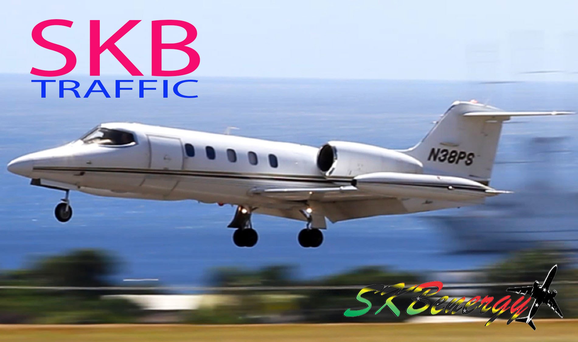 Liat Dash 8-300, Learjet 35, Seaborne Saab 340 arrivals @ St. Ktits R.L.B Int’l Airport