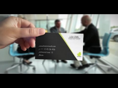 Quick Add Business card | After Efects Project Files – Videohive template
