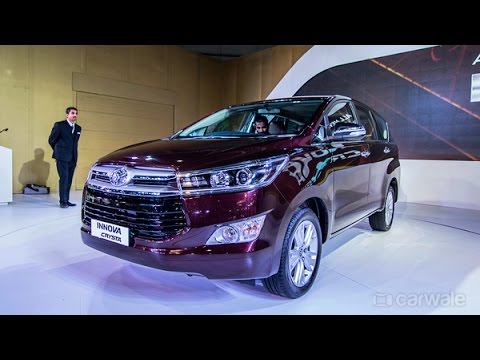 New Toyota Innova Crysta : Auto Expo 2016 : PowerDrift